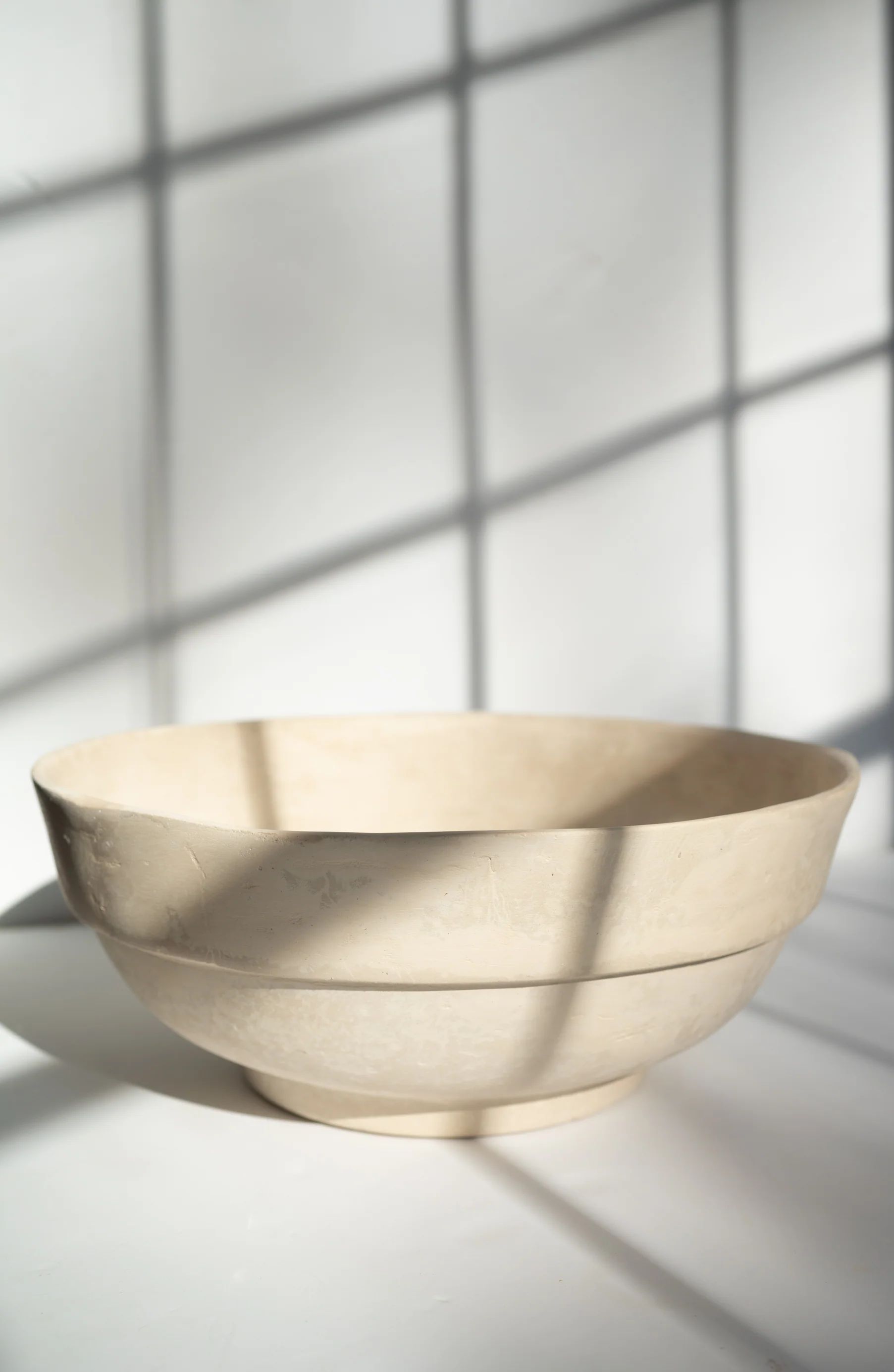 White Paper Mache Bowl | Sweenshots Studios