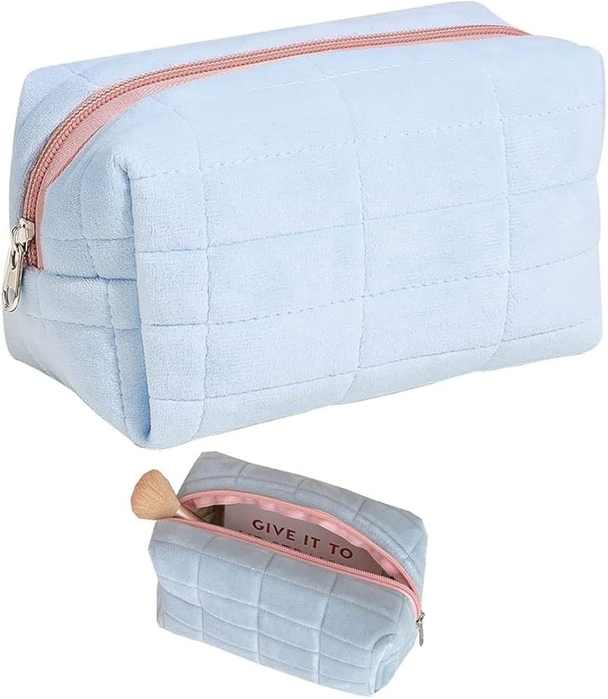 Plush Makeup Bag,1PC Fluffy Plush Cosmetic Pouch,Plush Large Capacity Cosmetic Bag,Plush Travel T... | Amazon (CA)