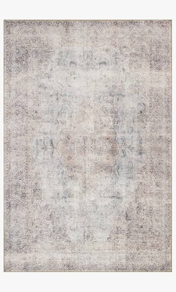 Loloi II Loren Silver/Slate 8'-4" x 11'-6" Area Rug | Amazon (US)