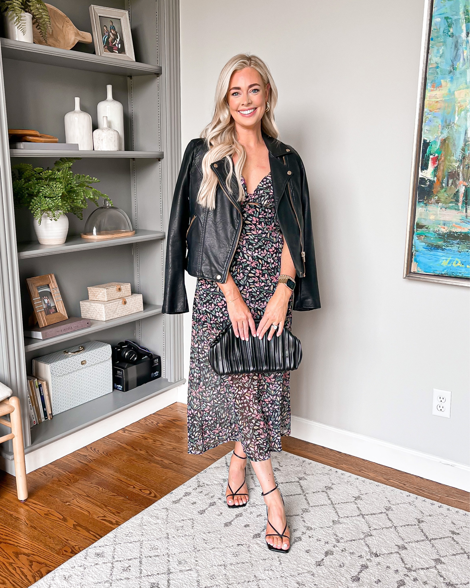Wearing a small in dress & jacket // everything fits true to size 

Date night outfit, dresses, spring dress, floral dress, wedding guest dress 

#LTKstyletip #LTKSeasonal #LTKFind
