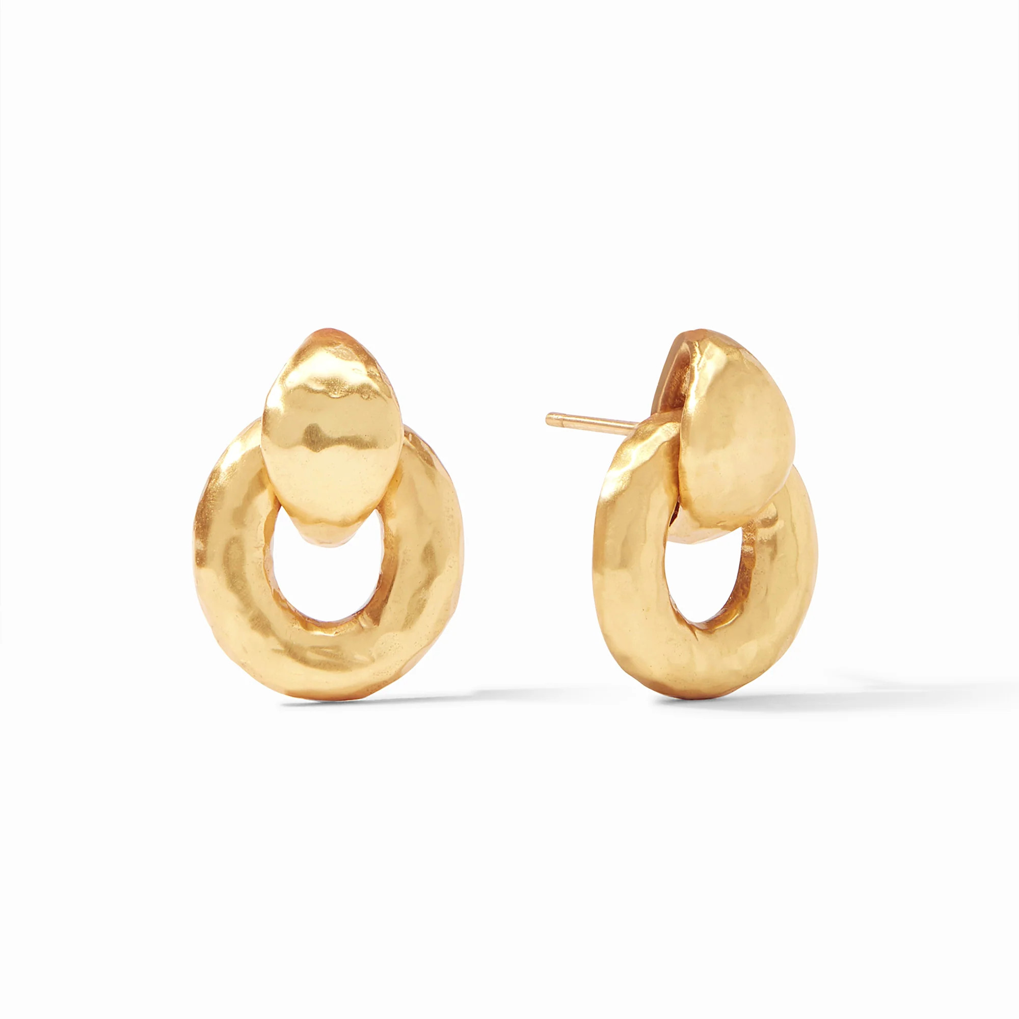 Palermo Gold Demi Doorknocker Earring | Julie Vos | Julie Vos