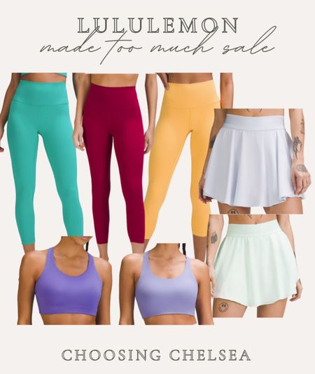 Lulu lemon made too much sale!!! Excited to take some more color into fall this year. Snag these sale items before they’re gone! 

Lululemon- made too much sale- Lulu leggings- athliesure skirts

#LTKFind #LTKsalealert #LTKFitness