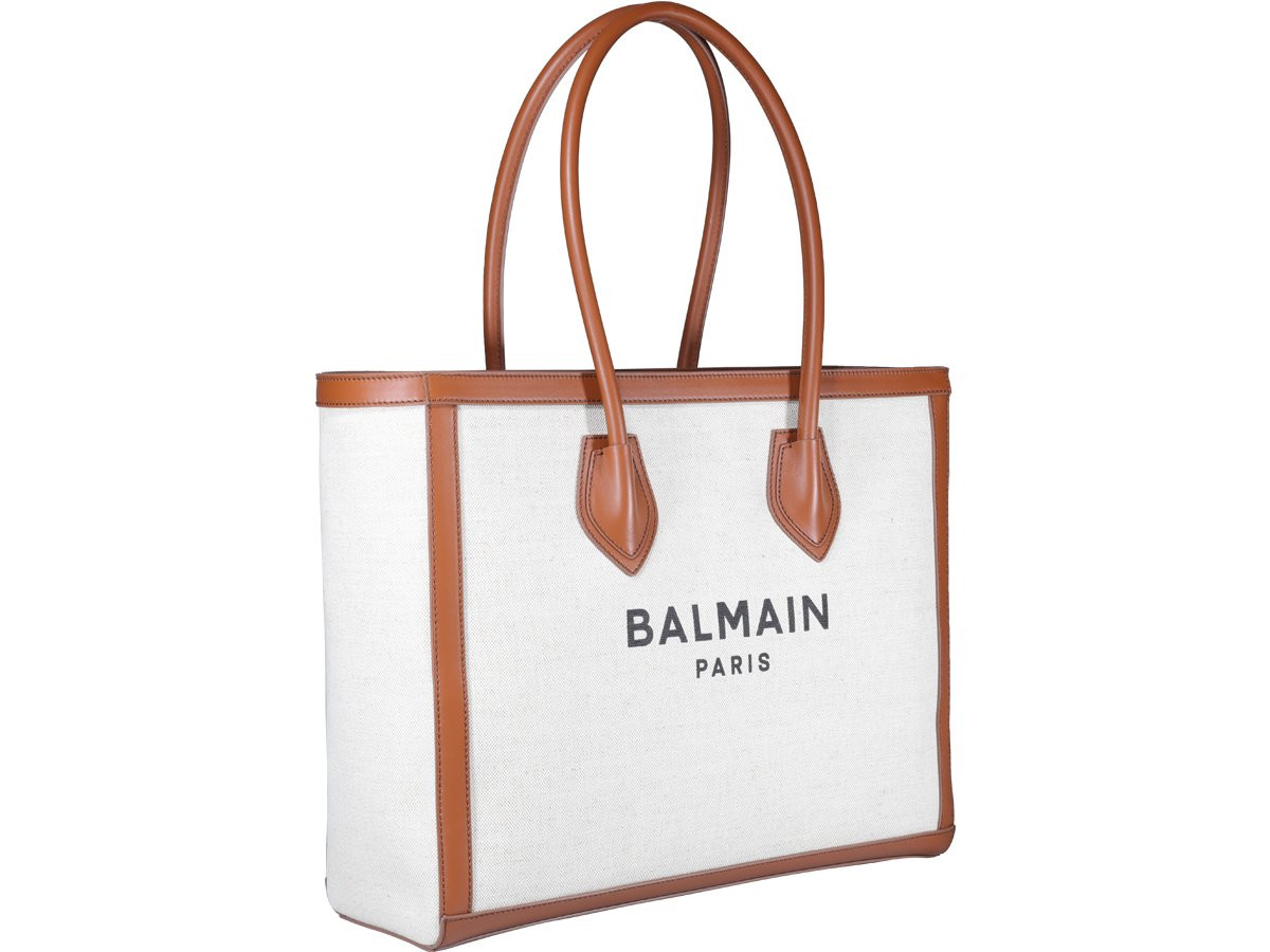 Balmain B-Army Logo Printed Tote Bag | Cettire Global