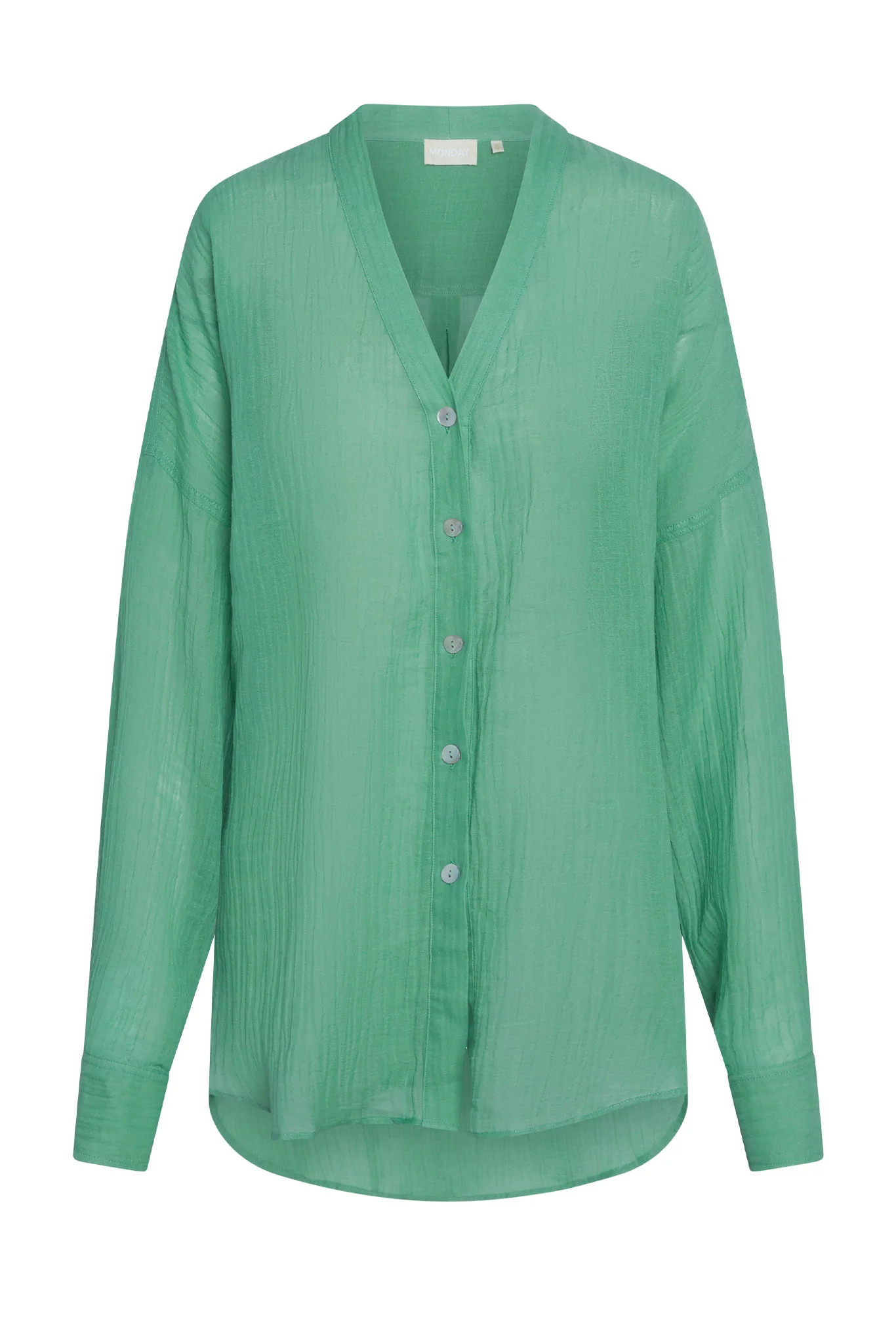 Barcelona Tunic - Pond Crinkle Linen | Monday Swimwear