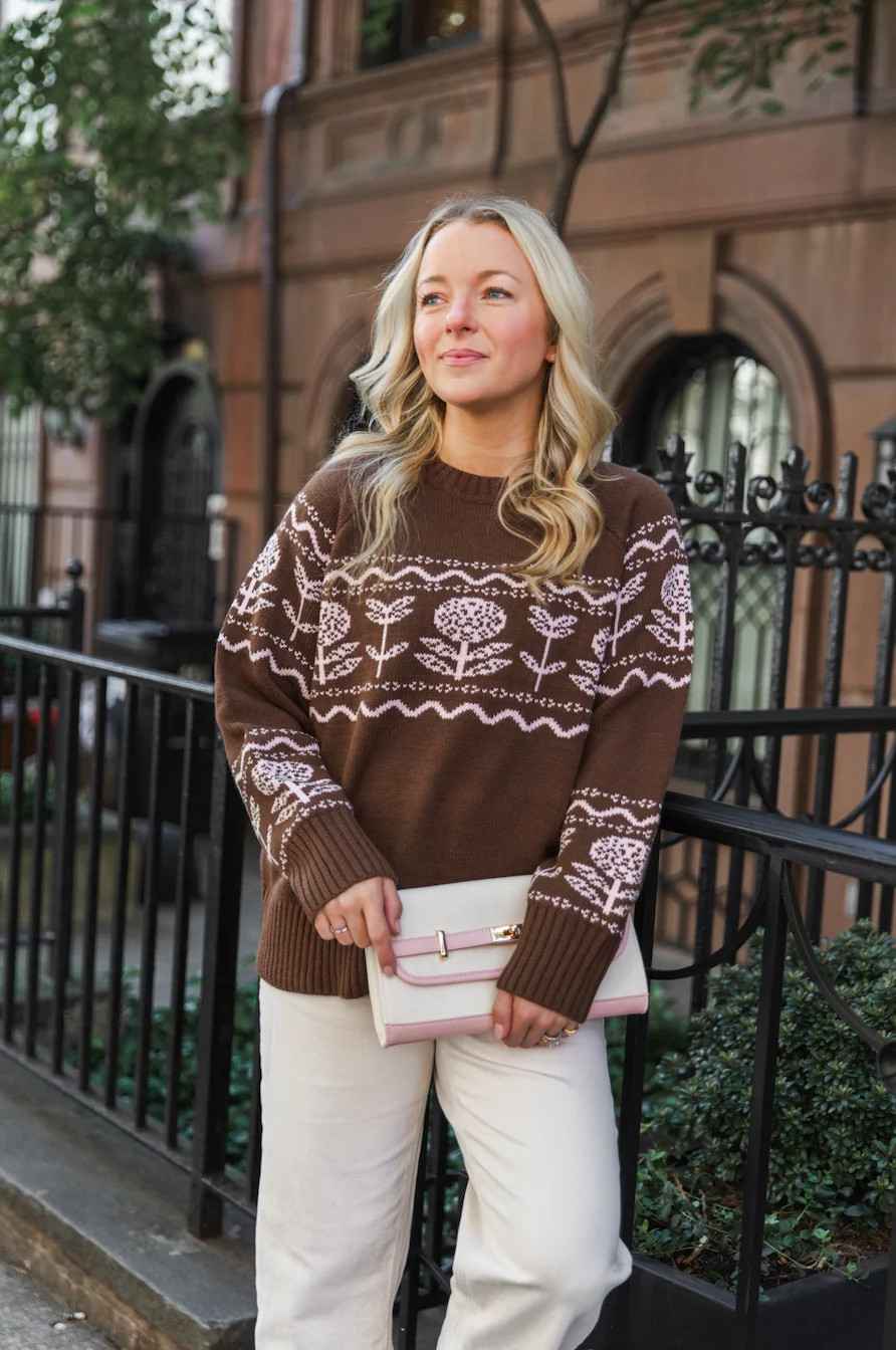 The Boathouse Block Print Sweater | Sail to Sable