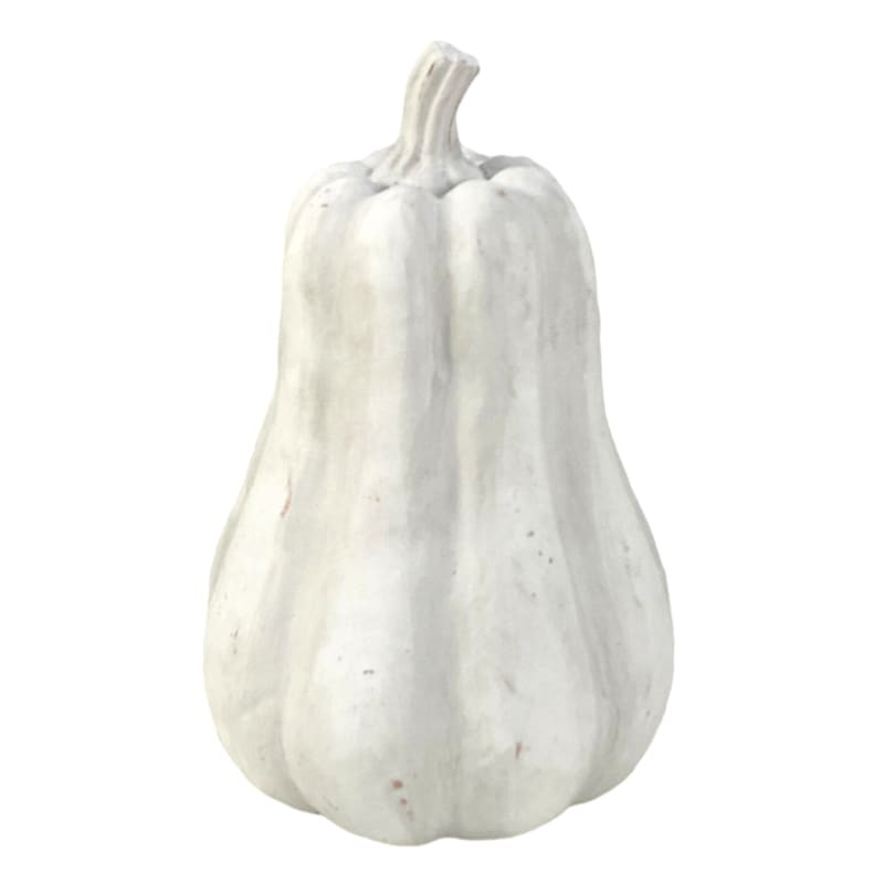 White Resin Pumpkin, 9" | At Home