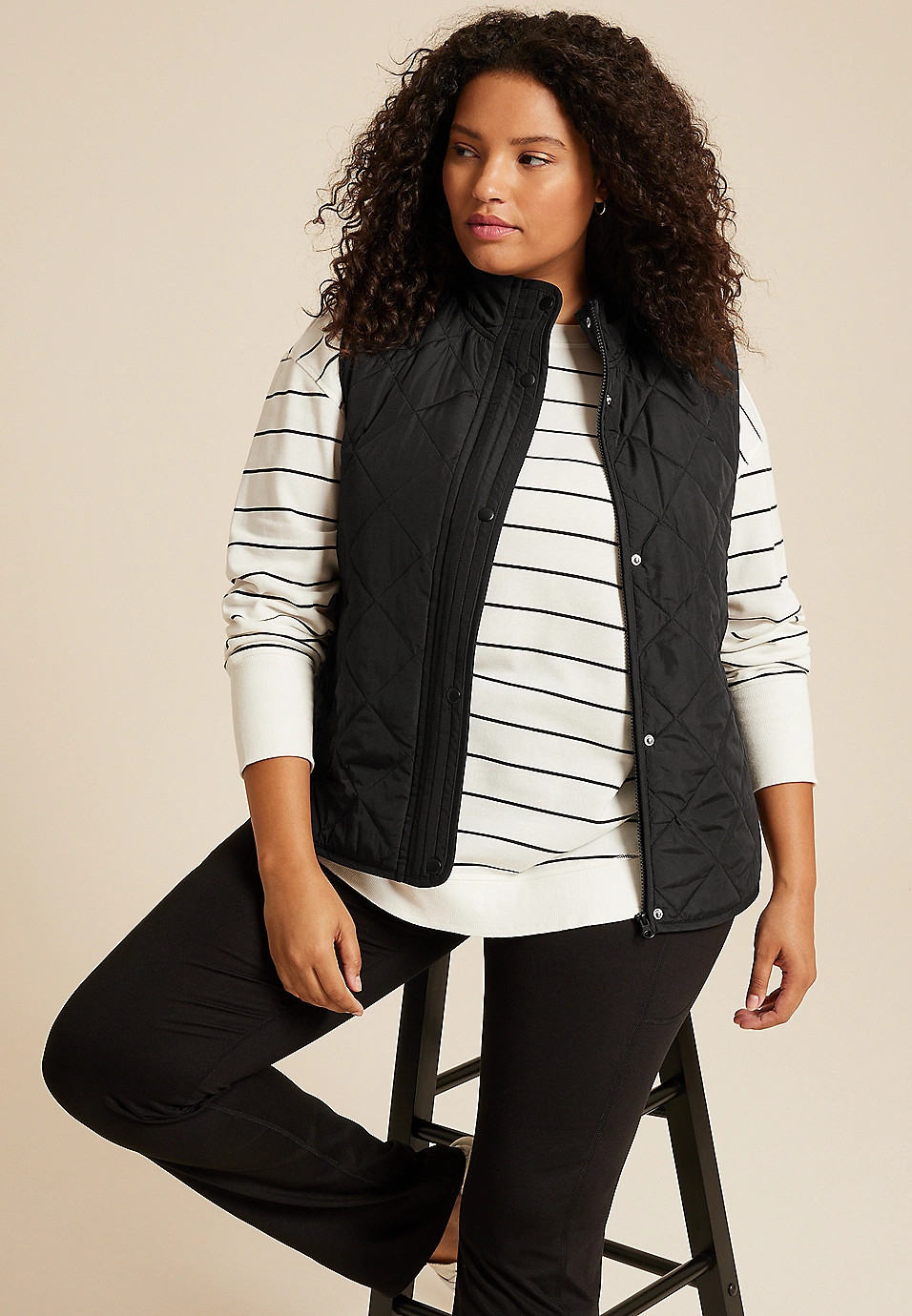 Plus Size Featherweight Quilted Vest | Maurices