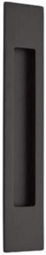 Emtek, Modern Rectangular, Flush Pull, 2" x 10", Flat Black | Amazon (US)