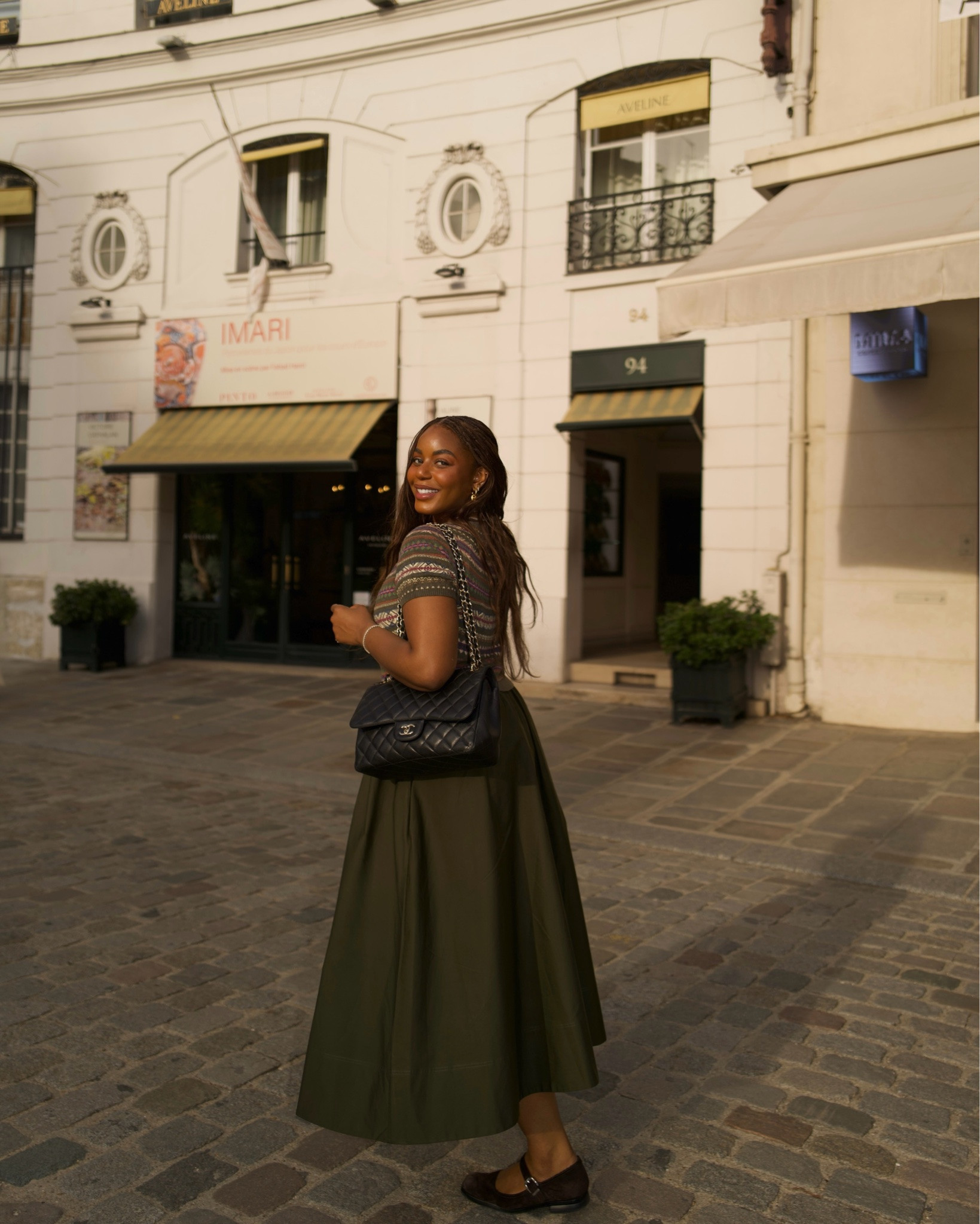Happy girl in Paris! Wearing the cutest fall dress from Ralph Lauren. Styled with brown suede flats and Chanel classic flap .. For more links to fall outfits women, fall wedding guest dresses, fall dresses, date night outfits, country concert outfits, fall decor, fall fashion hauls, business casual workwear, fall shoes, follow me on LTK! ✨

#LTKdresses #LTKworkwear #LTKstyletip