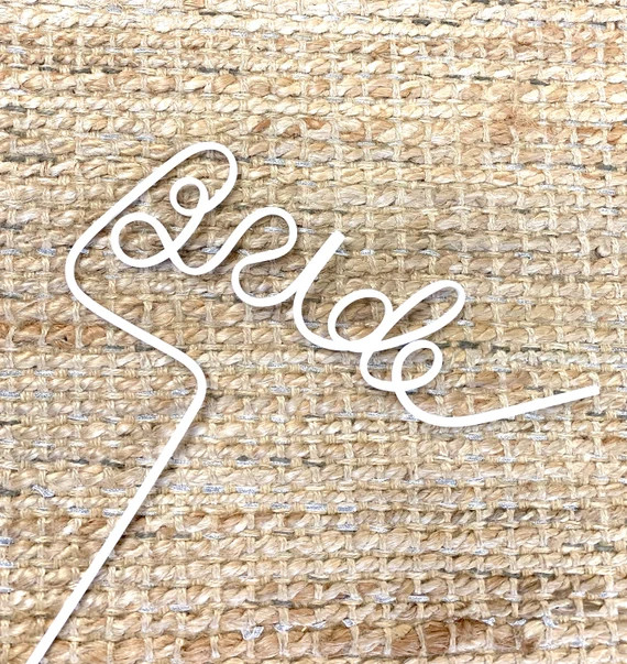 Bride Straw White Bride Straw Bride To Be Gift Gift for the | Etsy | Etsy (US)