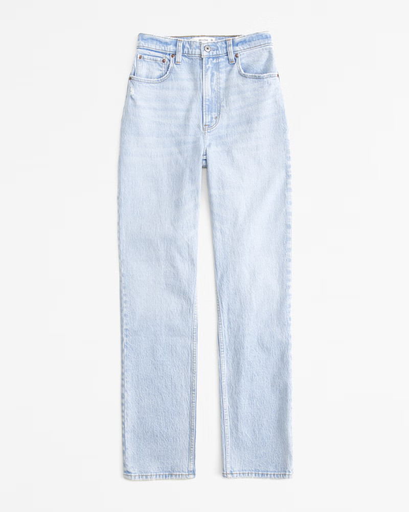 Ultra High Rise 90s Straight Jean | Abercrombie & Fitch (US)