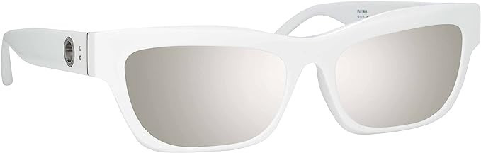 Amazon.com: Linda Farrow, Paco Rabanne Moe Cat Eye Sunglasses, White : Luxury Stores | Amazon (US)