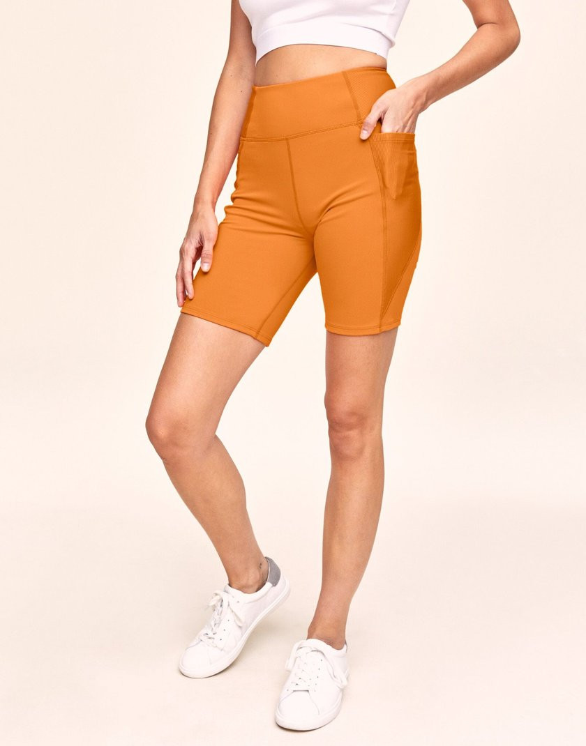 Bailey Brushed Biker Short | Adore Me