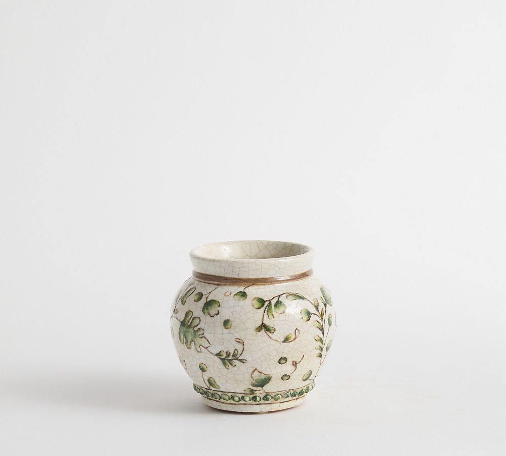 Green Floral Vase Collection | Pottery Barn (US)