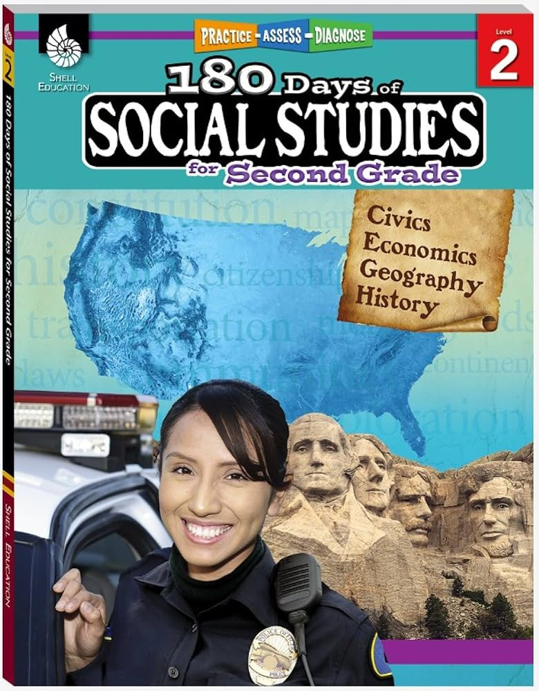 180 Days: Social Studies for 2nd Grade Practice Workbook for Classroom and Home, Cool and Fun Pra... | Amazon (US)