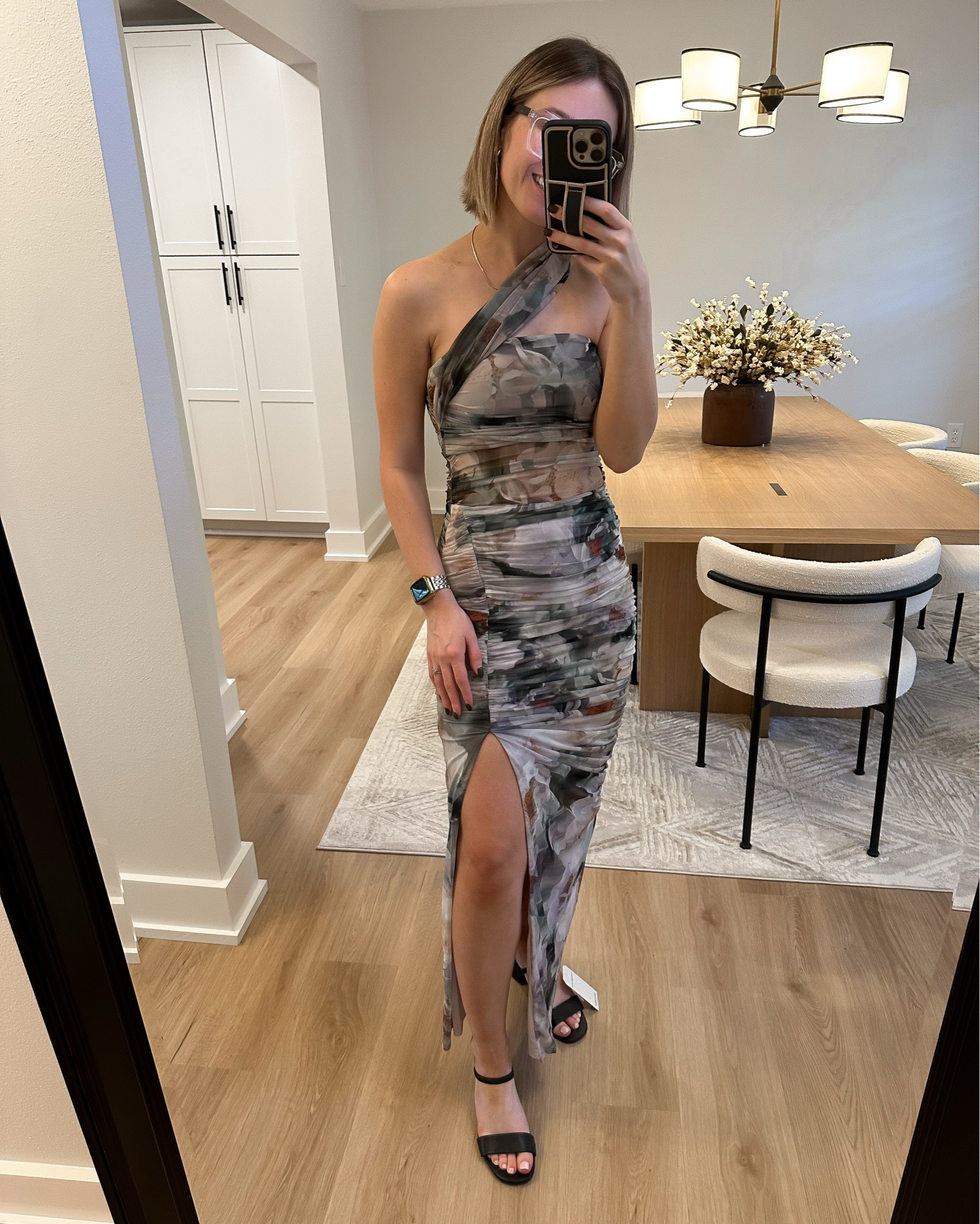 Recent Abercrombie order linked here 

Mesh asymmetrical off the shoulder draped maxi dress xs petite tts and fits like a glove! 3 pictures to show the different ways you can wear the shoulder strap 

Wouldn’t wear these heels with this dress but I don’t own any others, so linked similar to these and what I would ideally wear with this dress 

Wedding guest dress, fall wedding guest dress, wedding guest dress, maxi dress, event dress, floral dress

#LTKStyleTip #LTKParties #LTKWedding