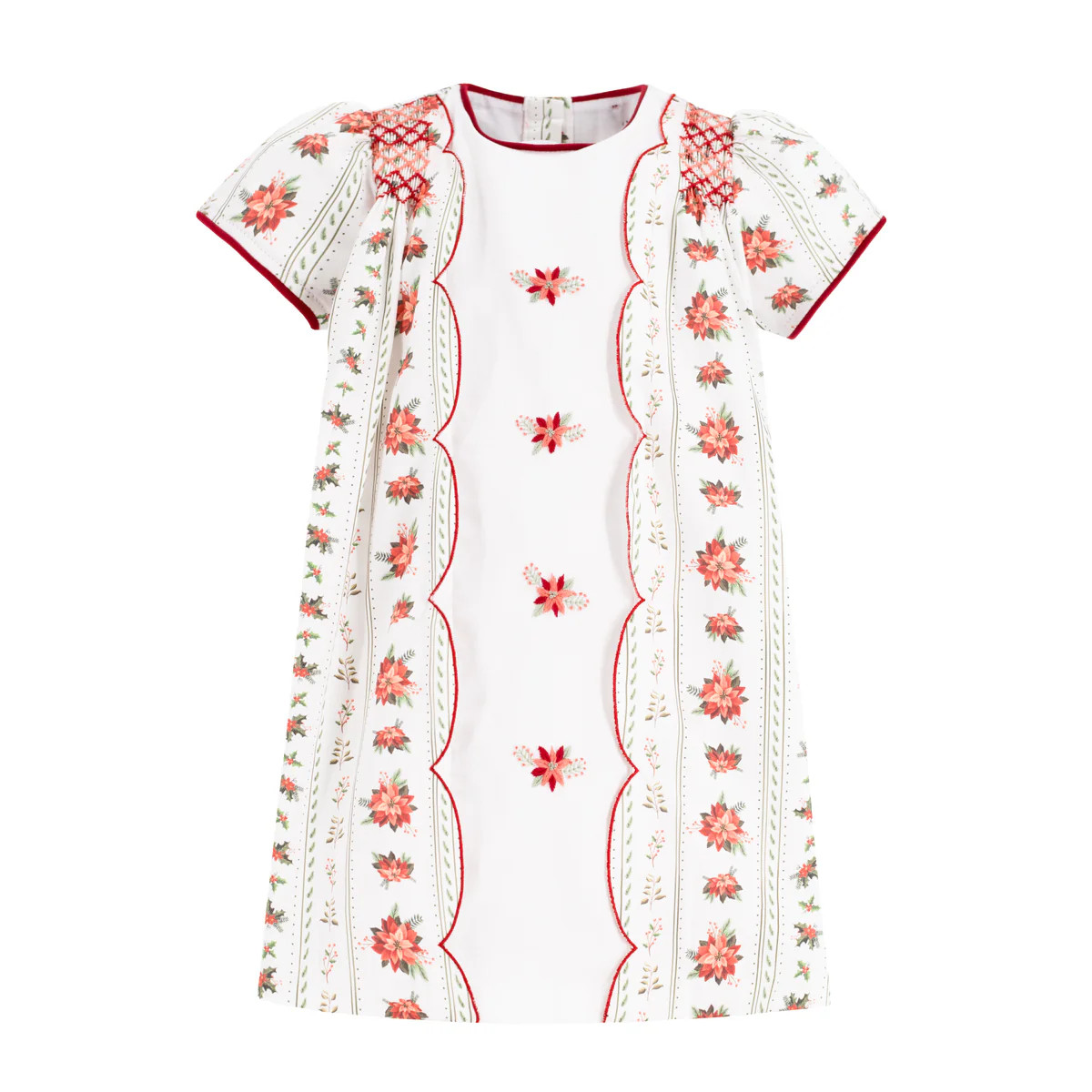 Poinsettia Girl Dress | Dondolo