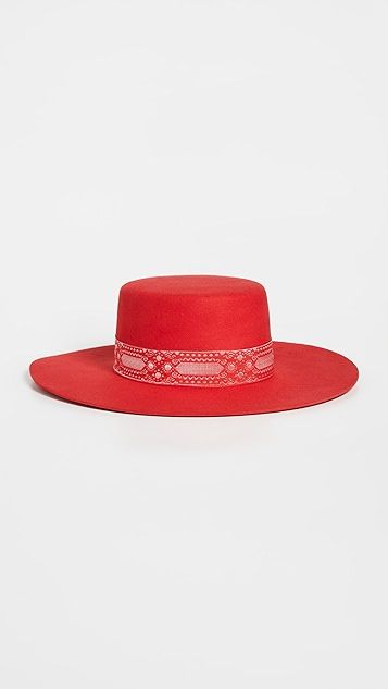 The Sierra - Ruby Boater Hat | Shopbop