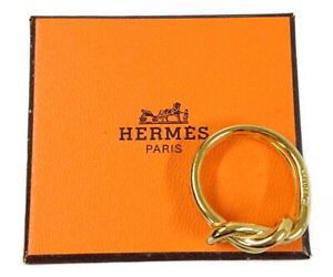 HERMES Scarf Ring gold 27206 | eBay US