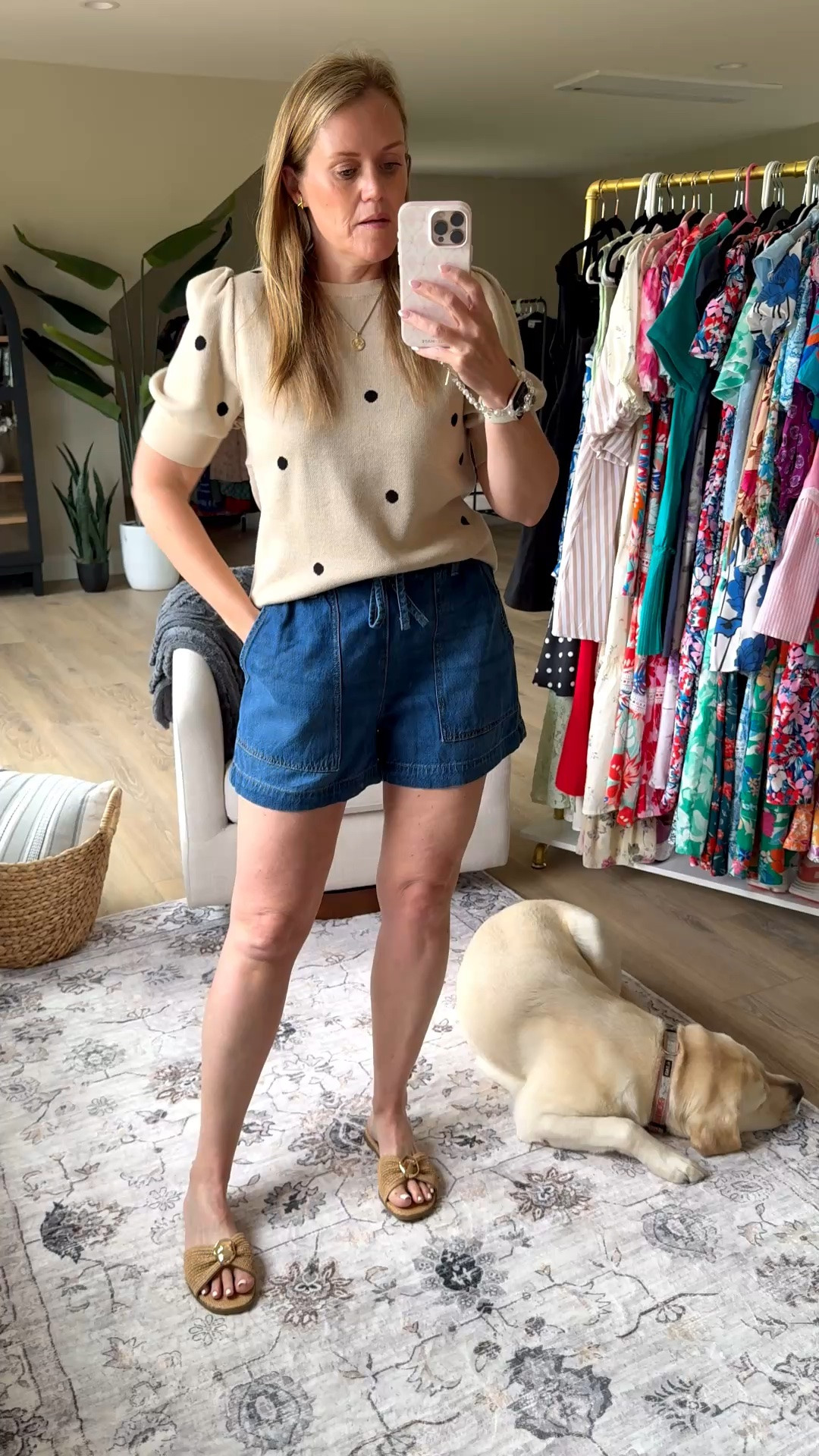 Amazon top
Walmart shorts 
Target sandals