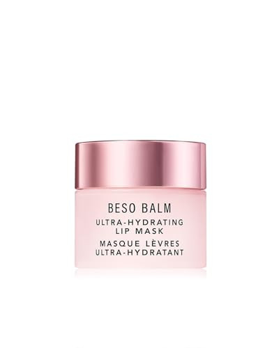 JLO BEAUTY Beso Balm Lip Mask, Vanilla Scented, Ultra Hydrating Lip Gloss Finish, Helps Visibly Plump, Smooth & Soften, Daytime or Overnight Sleeping Mask to Moisturize Flaky, Dry Lips, 1 Pack | Amazon (US)