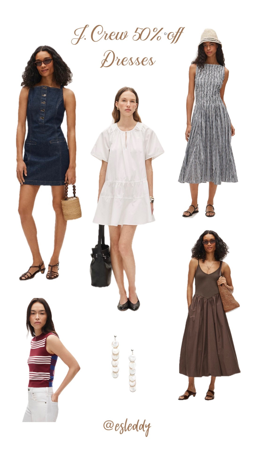 J. Crew has 50% off dresses and 40% off site wide for Memorial Day weekend! 

MDW sales, Memorial Day sales, summer dress, earrings, midi dress, white dress

#LTKSaleAlert