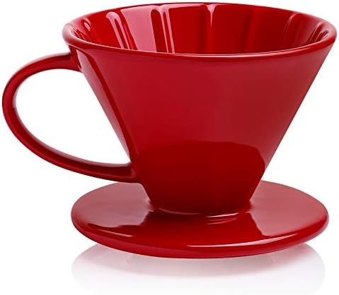 Sweese 660.104 Coffee Dripper, Porcelain Pour Over Coffee Maker for Home, Cafe, Restaurants, Size... | Amazon (US)