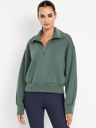Bounce Fleece Half-Zip Pullover Sweatshirt | Old Navy (US)