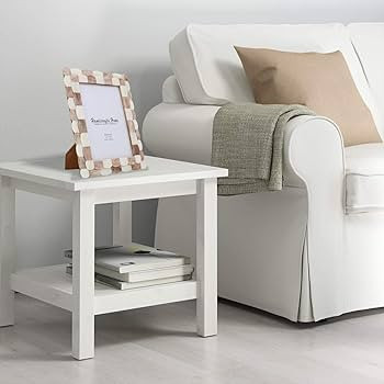 Handicrafts Home Photo Picture Frame - 5" x 7" Handmade Gift Photo Frames - Brown & white | Amazon (US)