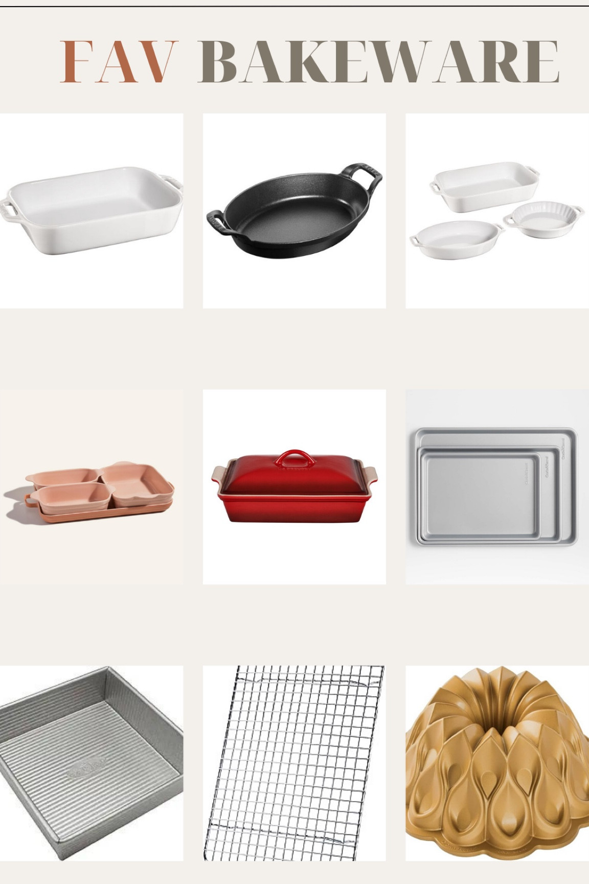 The only bakeware collection you need 

#LTKhome