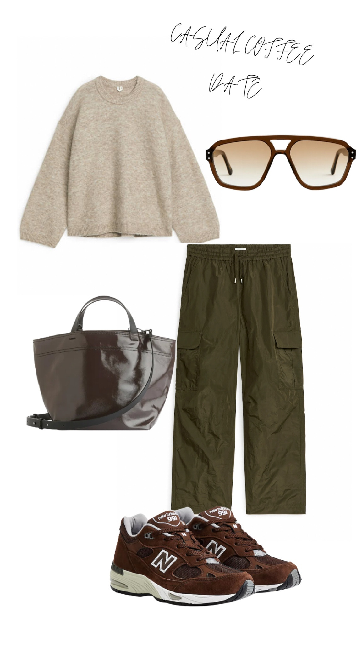 Casual coffee date outfit 