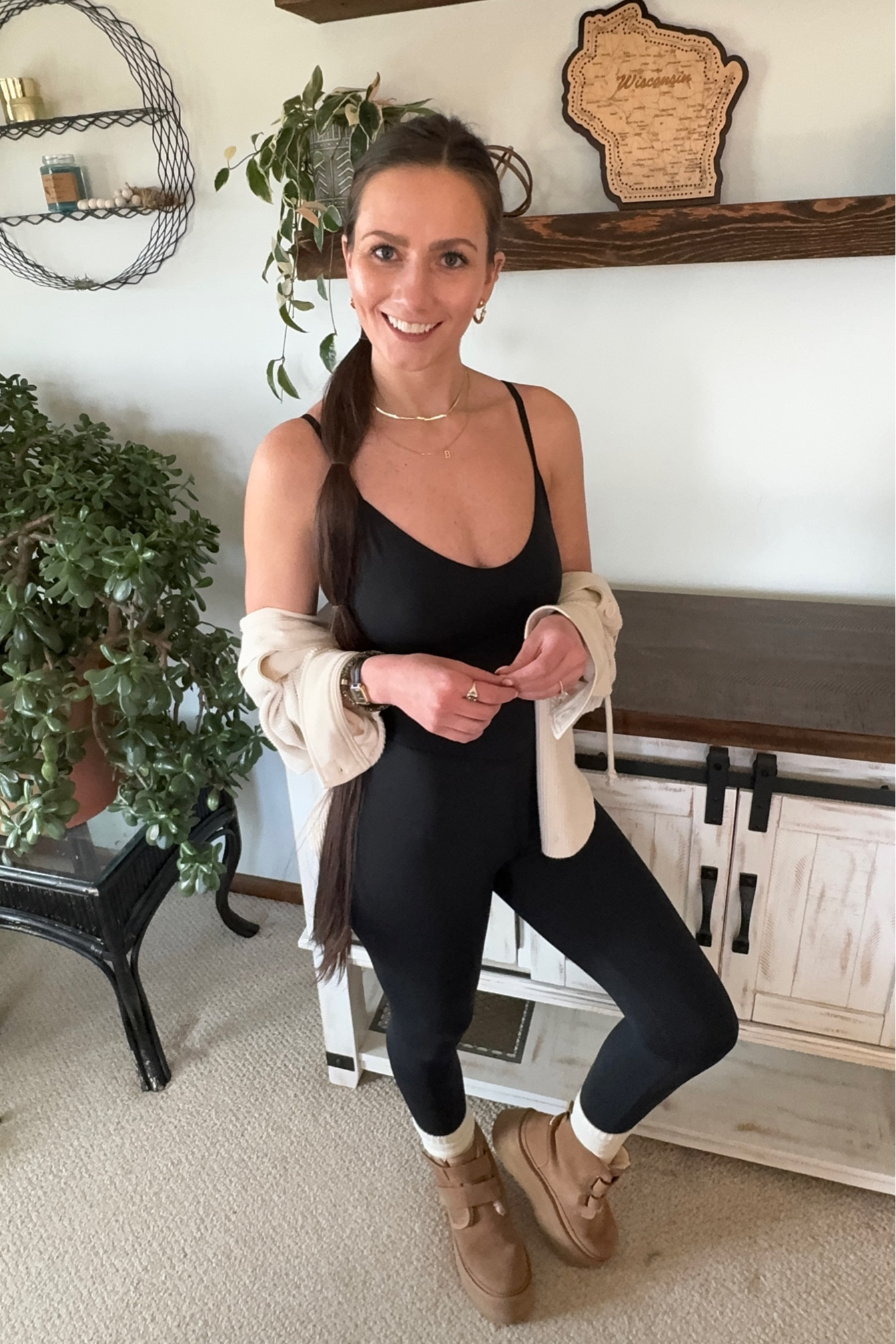 Corset bodysuit from Target 🖤 
#targetstyle #neutralvibes #athleticwear 

I’m 5’8 | 145lbs | 2/4 S | 34D | Happy Shopping! 

#LTKfindsunder50 #LTKstyletip #LTKsalealert