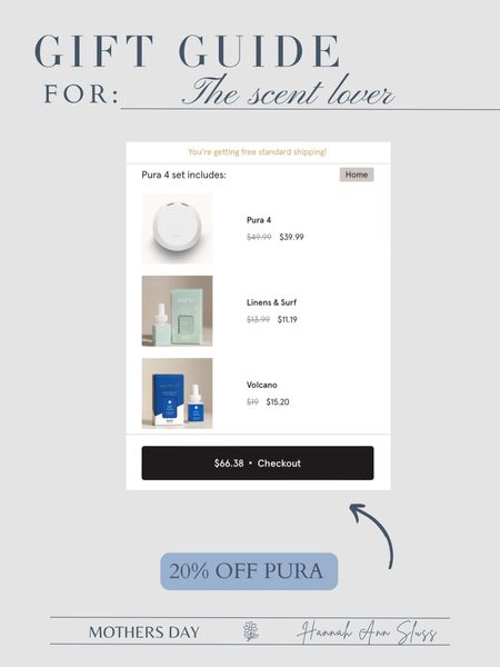 Mother’s Day gift ideas! 20% off Pura sets!! Pura diffuser + 2 scents for under $70! 

#LTKhome #LTKsalealert