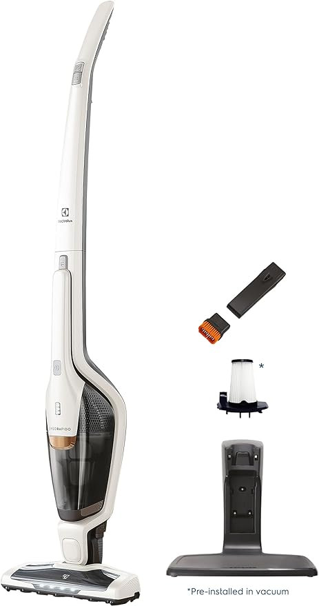 Electrolux Ergorapido Cordless 2-in-1 Vacuum Cleaner with High Suction Power and 180° EasySteer ... | Amazon (US)