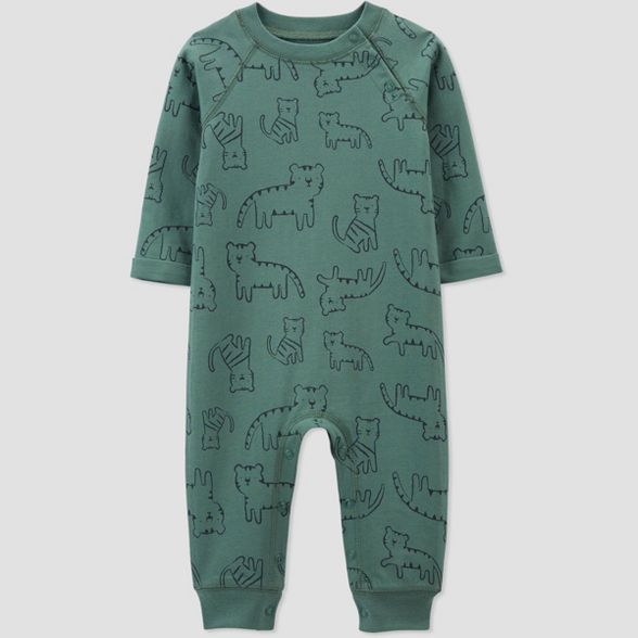 Baby Boys' Tiger Jumpsuit - Just One You® made by carter's Green | Target