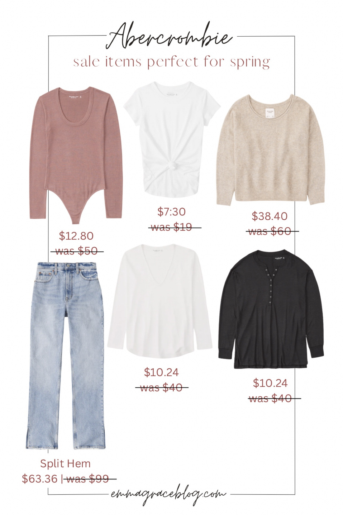 Code AFLAUREN to get these prices! 
Spring staples from Abercrombie  

#LTKsalealert #LTKSeasonal #LTKFind