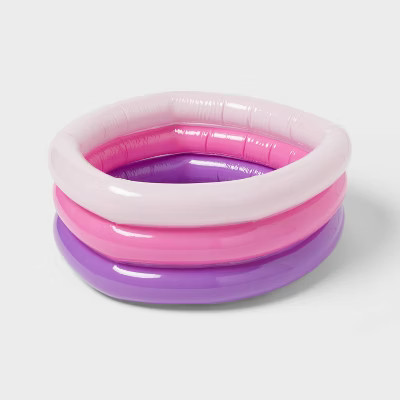 5.91'' x 1.97'' x 7.87'' Mini 3 Ring Pool 43 gal Oval Kiddie Pool - Sun Squad™ | Target