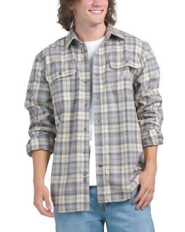 Loose Fit Flannel Shirt | TJ Maxx