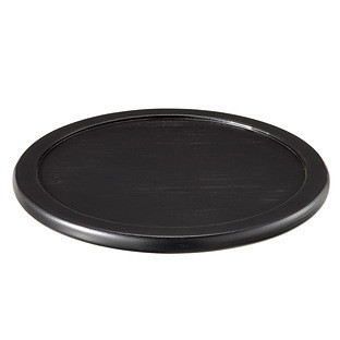 The Container Store® Kyoto Bamboo Turntable Black | The Container Store