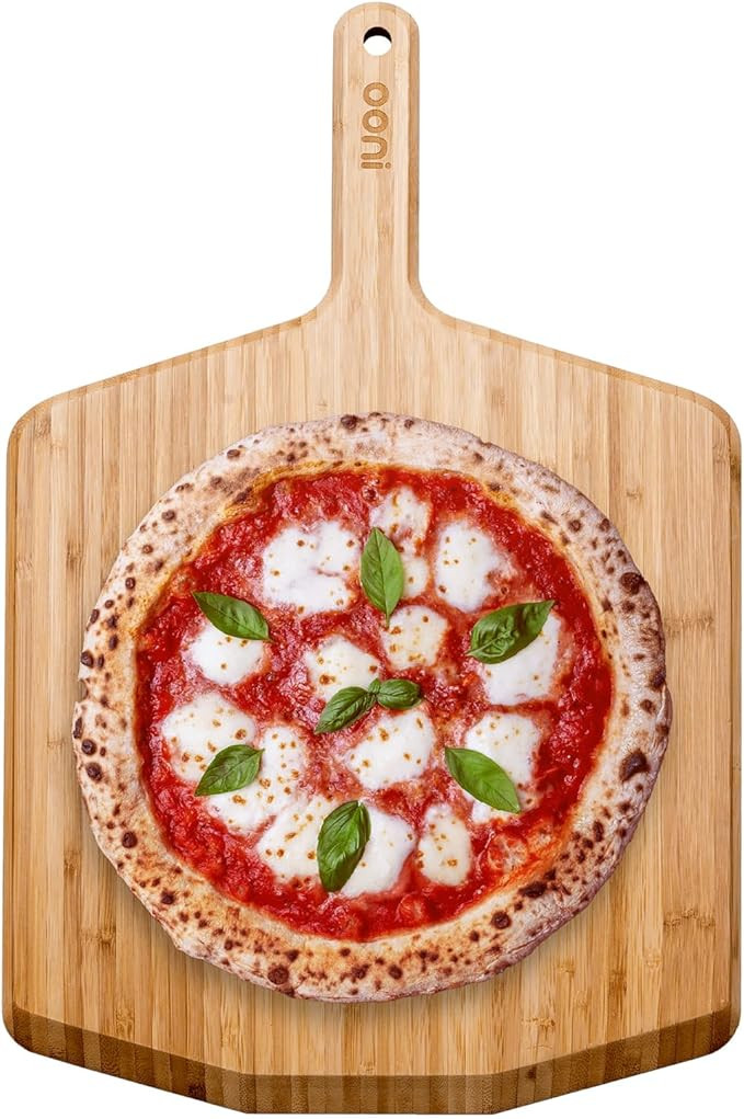 Ooni 14” Bamboo Pizza Peel – 14 Inch Wooden Pizza Spatula Paddle, Pizza Cutting Board, Pizza ... | Amazon (US)