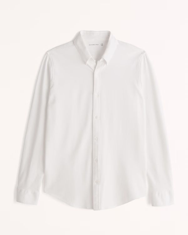 Performance Knit Oxford Shirt | Abercrombie & Fitch (US)