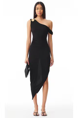 Asta Resort Louisa Broach Dress in Black from Revolve.com | Revolve Clothing (Global)