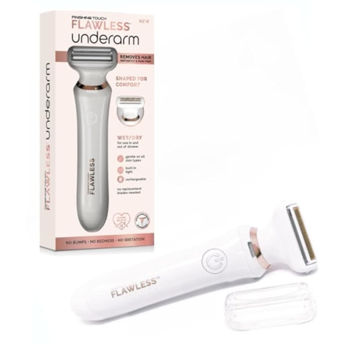 Finishing Touch Flawless Underarm Hair Removal Electric Razor Device, Designed to Shave and Conto... | Amazon (US)
