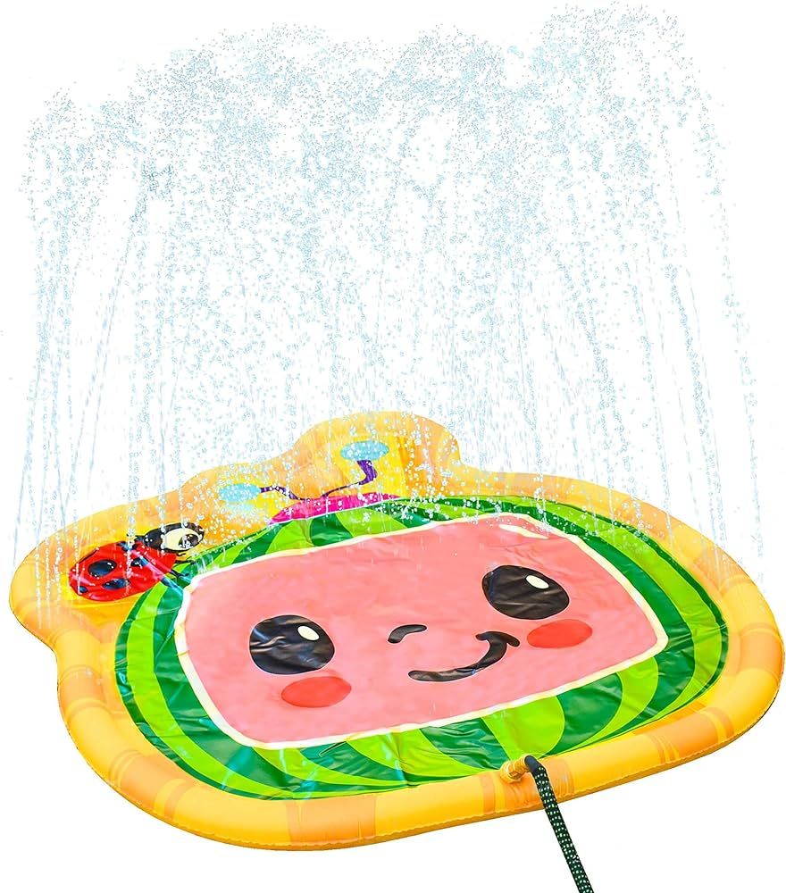 CoCoMelon Splash Pad | Colorful Water Sprinkler Toy for Kids - Sunny Days Entertainment, Yellow, ... | Amazon (US)