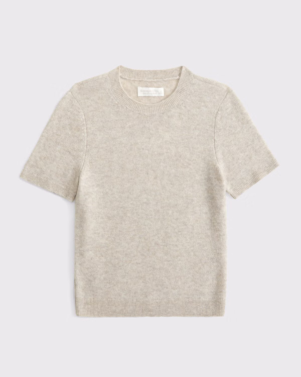 Merino Wool-Blend Sweater Tee | Abercrombie & Fitch (UK)