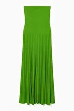 KNITTED BANDEAU MAXI DRESS | COS UK