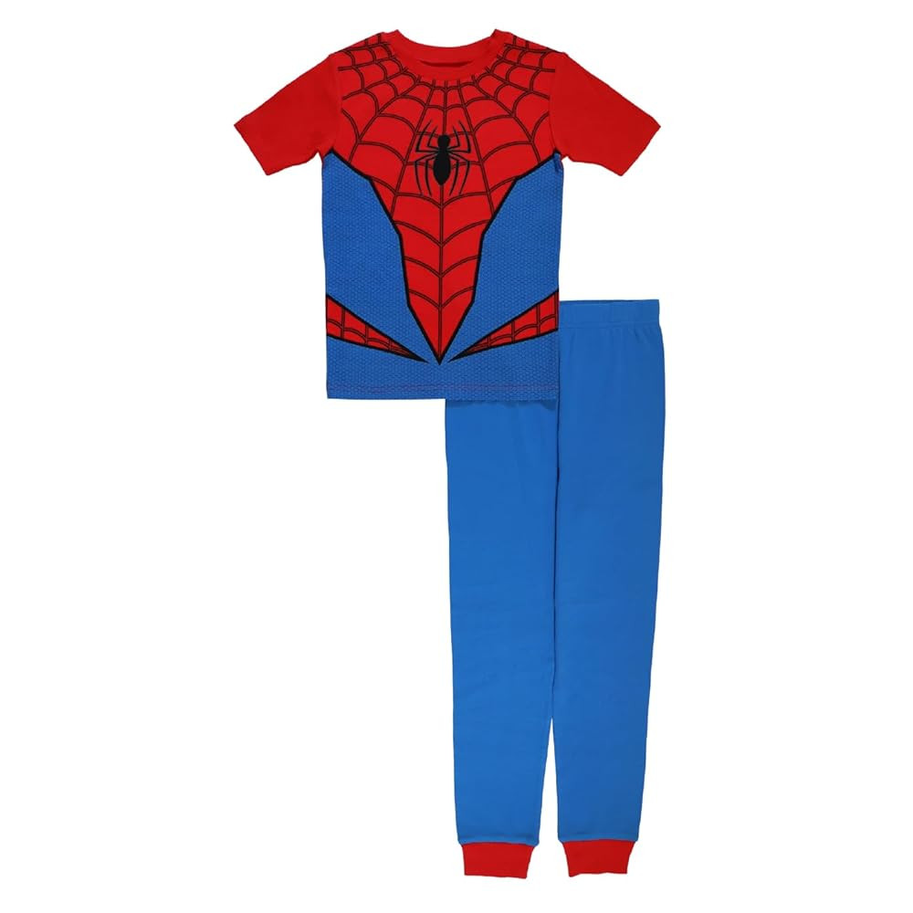 Marvel boys 2-piece Snug-fit Cotton Holiday Pajama Set, Soft & Cute for Kids | Amazon (US)