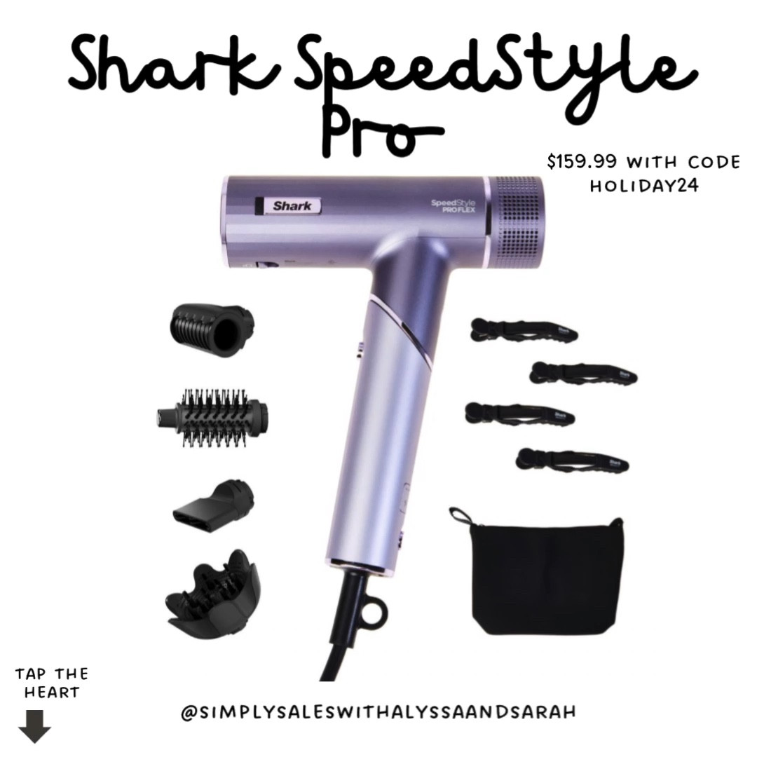 If you’ve been eyeing the Dyson but want something more affordable, the Shark SpeedStyle Pro Flex might just be the one! 💁‍♀️ It’s perfect for getting that salon-quality blowout or smooth curls at home – all without the heat damage.

For new customers, it’s available for $159.99 with code HOLIDAY24 and comes with a full set of attachments to cover all your styling needs. I’ve been loving how quick and easy it is to get my hair looking great, especially on busy days.

Just thought I’d share in case anyone’s been looking for a good option! 💆‍♀️ #SharkSpeedStyle #HairCareRoutine 

#LTKGiftGuide #LTKCyberWeek #LTKBeauty