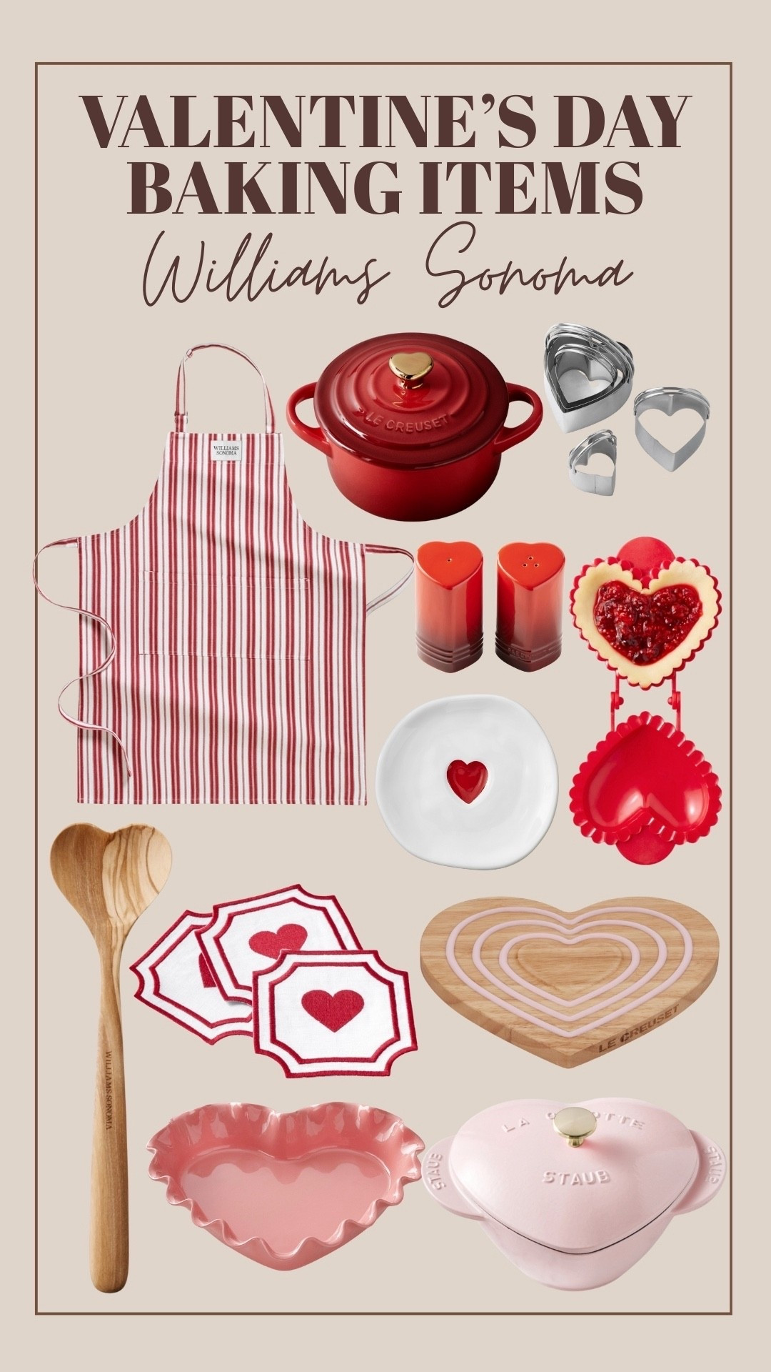 Some of the cutest Valentine’s baking essentials from William's Sonoma that make the day extra special. Perfect for gifting or baking something sweet at home! ❤️ Tap to shop! 

#LTKfoodie #LTKSeasonal #LTKHome