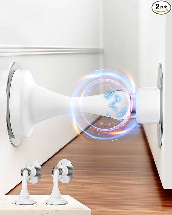 Door Stop Magnetic Door Stoppers for Bottom of Door Holder to Keep Door Open, Catch Magnet for Wa... | Amazon (US)